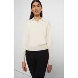 Pierre Cardin Women's Polo Sweater Lambswool Vintage Size M